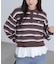 POLO BCS ボーダーポロニット