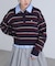 POLO BCS ボーダーポロニット