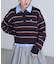 POLO BCS ボーダーポロニット