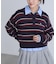 POLO BCS ボーダーポロニット