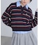 POLO BCS ボーダーポロニット