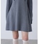 アーガイルポロ襟ショートニットワンピース