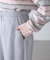 〈ＭＦＭ〉裏起毛スウェットカーブパンツ