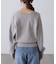 レースドッキングカシュクールニット