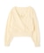 レースドッキングカシュクールニット