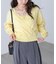 レースドッキングカシュクールニット