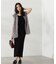 フェザーヤーンジレセットニットワンピース24AW
