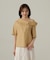 アシンメトリー5分袖シャツブラウス24AW