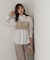 チュールビスチェ付シャツ24AW