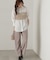 チュールビスチェ付シャツ24AW