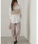 チュールビスチェ付シャツ24AW