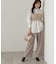 チュールビスチェ付シャツ24AW