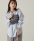 チュールビスチェ付シャツ24AW