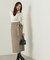 ラップ風リボンタイトスカート　24AW