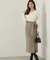 ラップ風リボンタイトスカート　24AW