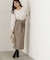 ラップ風リボンタイトスカート　24AW