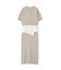 レイヤード風ニットセットアップ