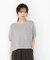 ＜ハンドウォッシャブル＞ダイヤ柄半袖ニット 25AW