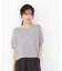 ＜ハンドウォッシャブル＞ダイヤ柄半袖ニット 25AW