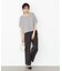 ＜ハンドウォッシャブル＞ダイヤ柄半袖ニット 25AW