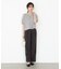 ＜ハンドウォッシャブル＞ダイヤ柄半袖ニット 25AW