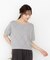 ＜ハンドウォッシャブル＞ダイヤ柄半袖ニット 25AW