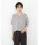 ＜ハンドウォッシャブル＞ダイヤ柄半袖ニット 25AW