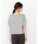 ＜ハンドウォッシャブル＞ダイヤ柄半袖ニット 25AW