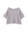 ＜ハンドウォッシャブル＞ダイヤ柄半袖ニット 25AW
