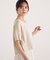 ＜ハンドウォッシャブル＞ダイヤ柄半袖ニット 25AW