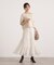 ＜ハンドウォッシャブル＞ダイヤ柄半袖ニット 25AW