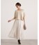 ＜ハンドウォッシャブル＞ダイヤ柄半袖ニット 25AW