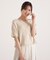 ＜ハンドウォッシャブル＞ダイヤ柄半袖ニット 25AW