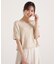 ＜ハンドウォッシャブル＞ダイヤ柄半袖ニット 25AW