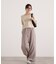 ＜ハンドウォッシャブル＞ダイヤ柄半袖ニット 25AW