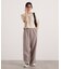 ＜ハンドウォッシャブル＞ダイヤ柄半袖ニット 25AW