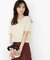 ＜ハンドウォッシャブル＞ダイヤ柄半袖ニット 25AW