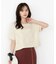 ＜ハンドウォッシャブル＞ダイヤ柄半袖ニット 25AW