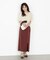＜ハンドウォッシャブル＞ダイヤ柄半袖ニット 25AW