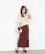 ＜ハンドウォッシャブル＞ダイヤ柄半袖ニット 25AW