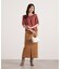＜ハンドウォッシャブル＞ダイヤ柄半袖ニット 25AW