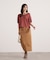 ＜ハンドウォッシャブル＞ダイヤ柄半袖ニット 25AW
