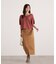 ＜ハンドウォッシャブル＞ダイヤ柄半袖ニット 25AW