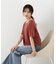 ＜ハンドウォッシャブル＞ダイヤ柄半袖ニット 25AW