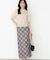 チェックナロースカート 25AW