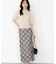 チェックナロースカート 25AW