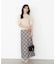 チェックナロースカート 25AW