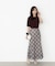 チェックナロースカート 25AW