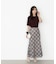 チェックナロースカート 25AW
