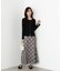 チェックナロースカート 25AW